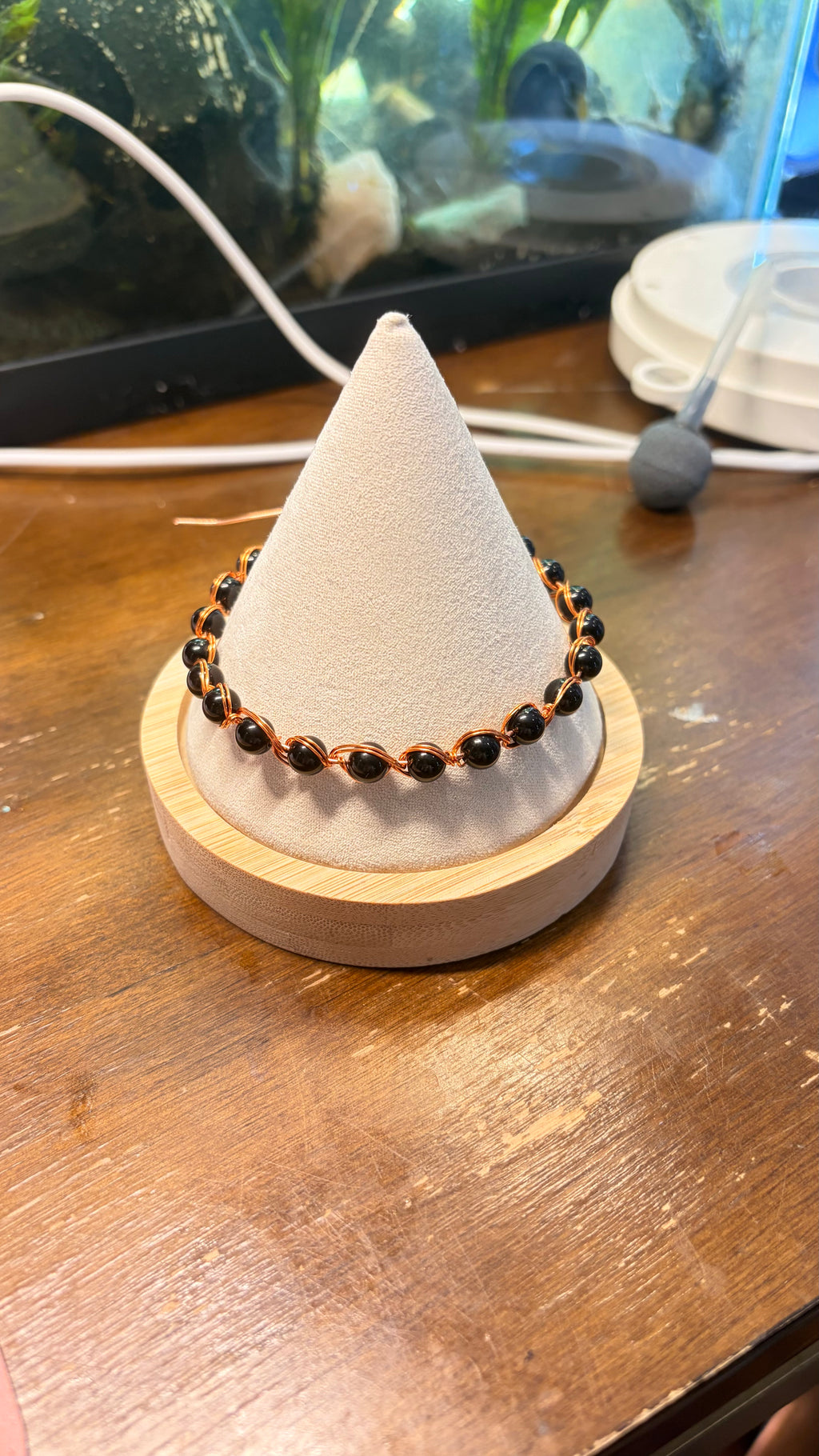 Copper wrapped bracelet￼
